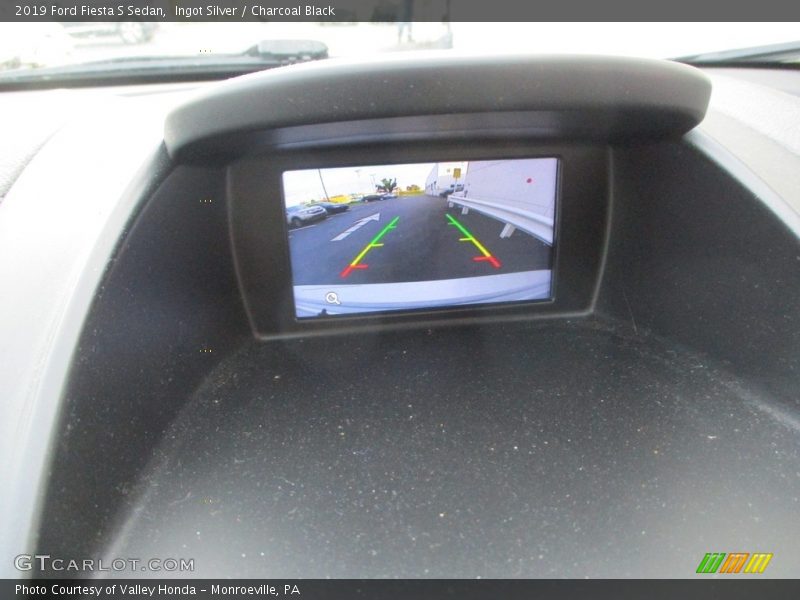 Ingot Silver / Charcoal Black 2019 Ford Fiesta S Sedan