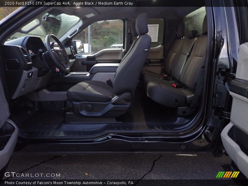 Agate Black / Medium Earth Gray 2020 Ford F150 STX SuperCab 4x4