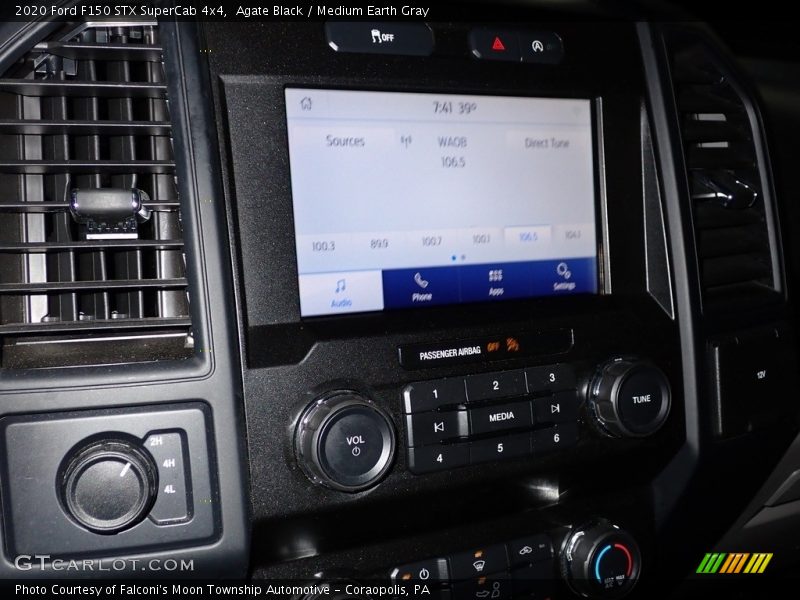 Agate Black / Medium Earth Gray 2020 Ford F150 STX SuperCab 4x4