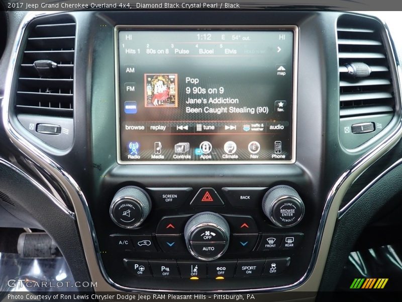 Diamond Black Crystal Pearl / Black 2017 Jeep Grand Cherokee Overland 4x4
