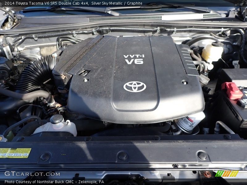 Silver Sky Metallic / Graphite 2014 Toyota Tacoma V6 SR5 Double Cab 4x4