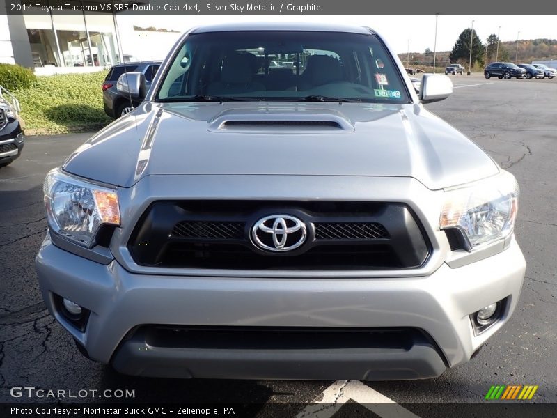 Silver Sky Metallic / Graphite 2014 Toyota Tacoma V6 SR5 Double Cab 4x4