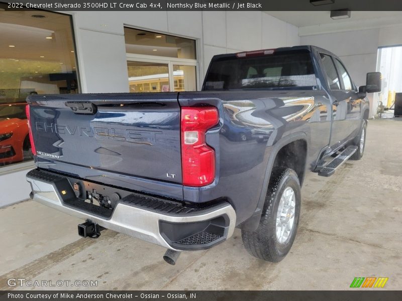 Northsky Blue Metallic / Jet Black 2022 Chevrolet Silverado 3500HD LT Crew Cab 4x4