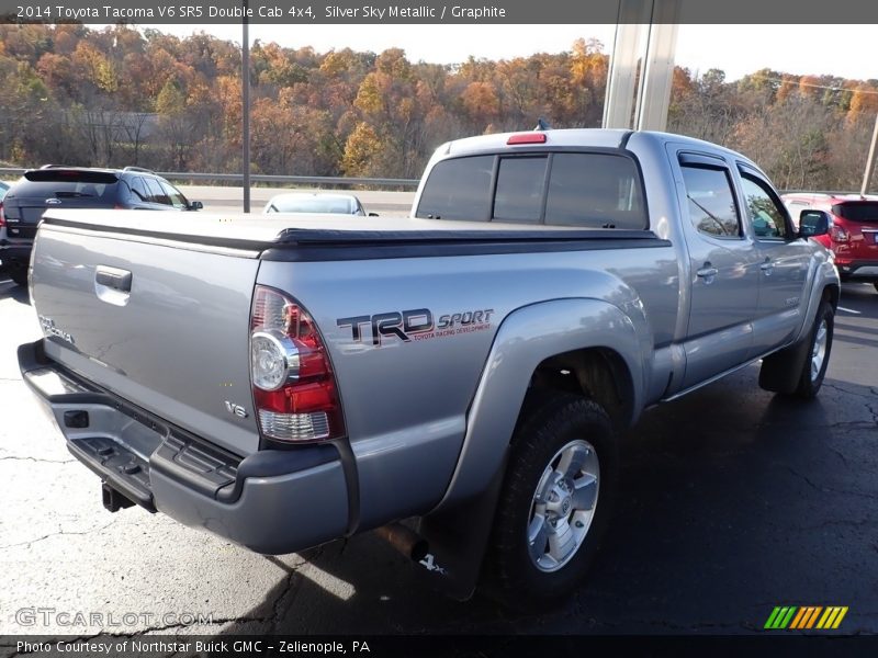 Silver Sky Metallic / Graphite 2014 Toyota Tacoma V6 SR5 Double Cab 4x4