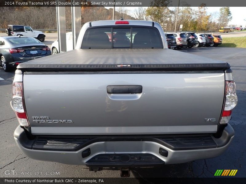 Silver Sky Metallic / Graphite 2014 Toyota Tacoma V6 SR5 Double Cab 4x4