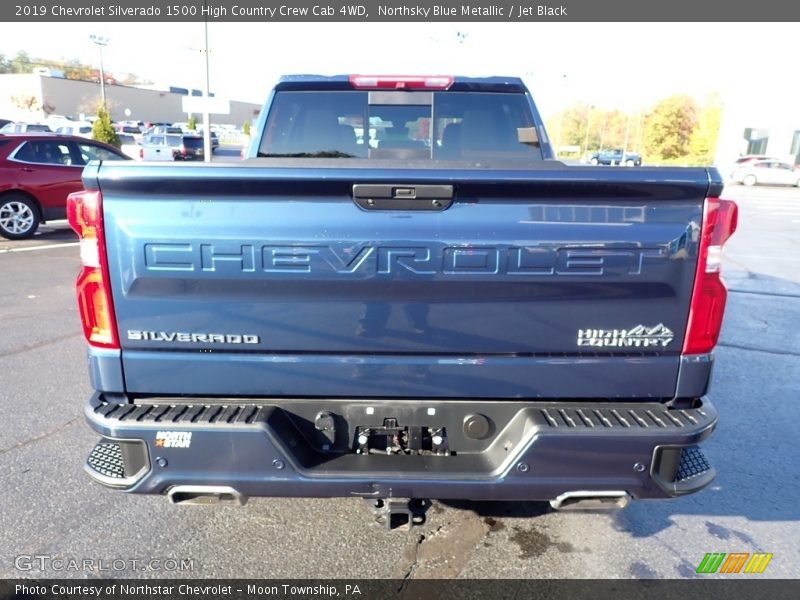 Northsky Blue Metallic / Jet Black 2019 Chevrolet Silverado 1500 High Country Crew Cab 4WD