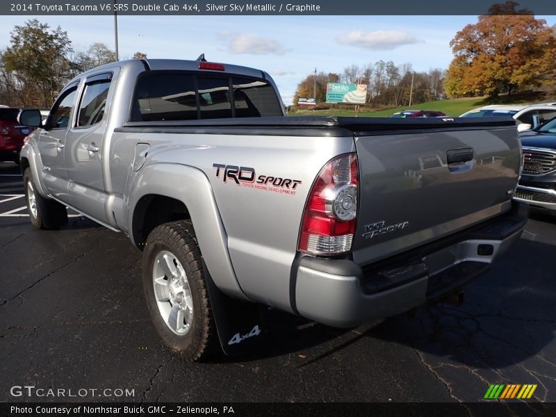Silver Sky Metallic / Graphite 2014 Toyota Tacoma V6 SR5 Double Cab 4x4