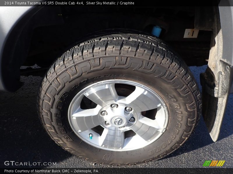 Silver Sky Metallic / Graphite 2014 Toyota Tacoma V6 SR5 Double Cab 4x4