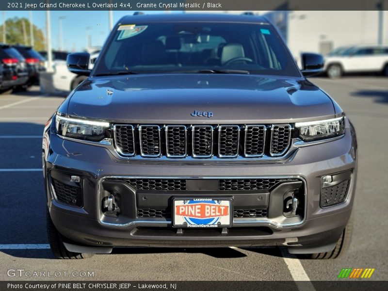 Granite Crystal Metallic / Black 2021 Jeep Grand Cherokee L Overland 4x4