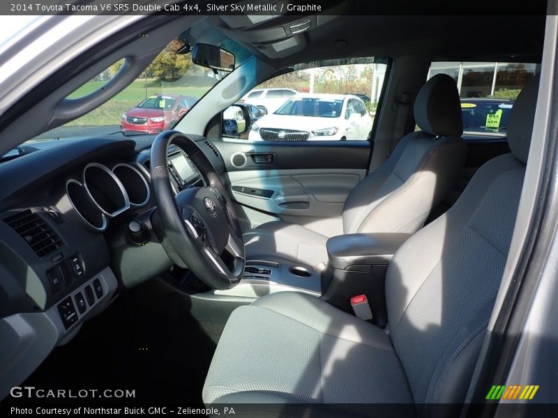 Silver Sky Metallic / Graphite 2014 Toyota Tacoma V6 SR5 Double Cab 4x4