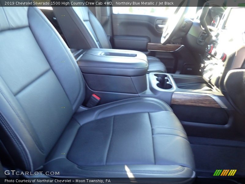 Northsky Blue Metallic / Jet Black 2019 Chevrolet Silverado 1500 High Country Crew Cab 4WD