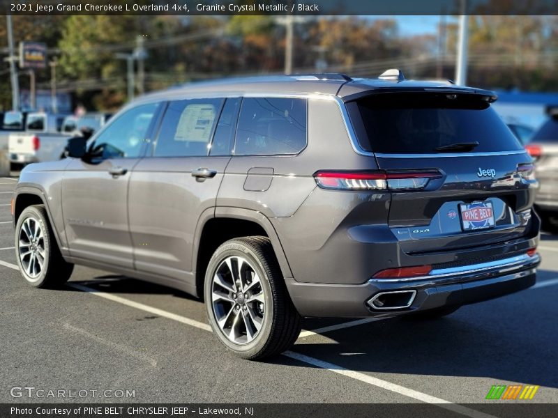 Granite Crystal Metallic / Black 2021 Jeep Grand Cherokee L Overland 4x4
