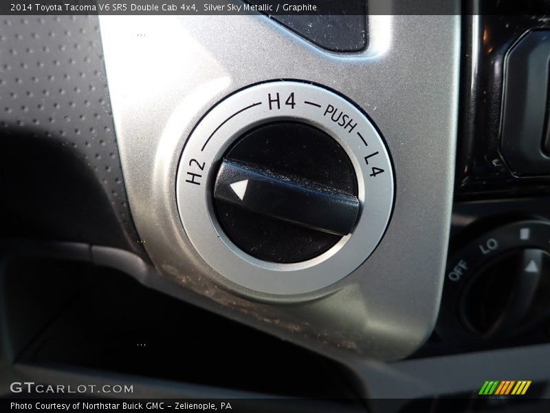 Silver Sky Metallic / Graphite 2014 Toyota Tacoma V6 SR5 Double Cab 4x4