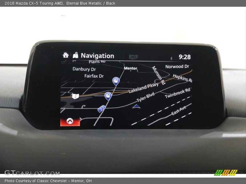 Eternal Blue Metallic / Black 2018 Mazda CX-5 Touring AWD