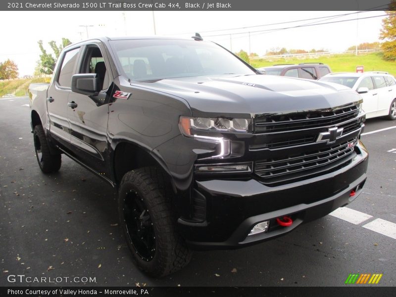 Black / Jet Black 2021 Chevrolet Silverado 1500 LT Trail Boss Crew Cab 4x4