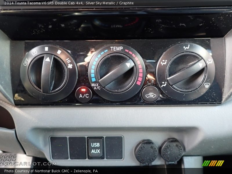 Silver Sky Metallic / Graphite 2014 Toyota Tacoma V6 SR5 Double Cab 4x4