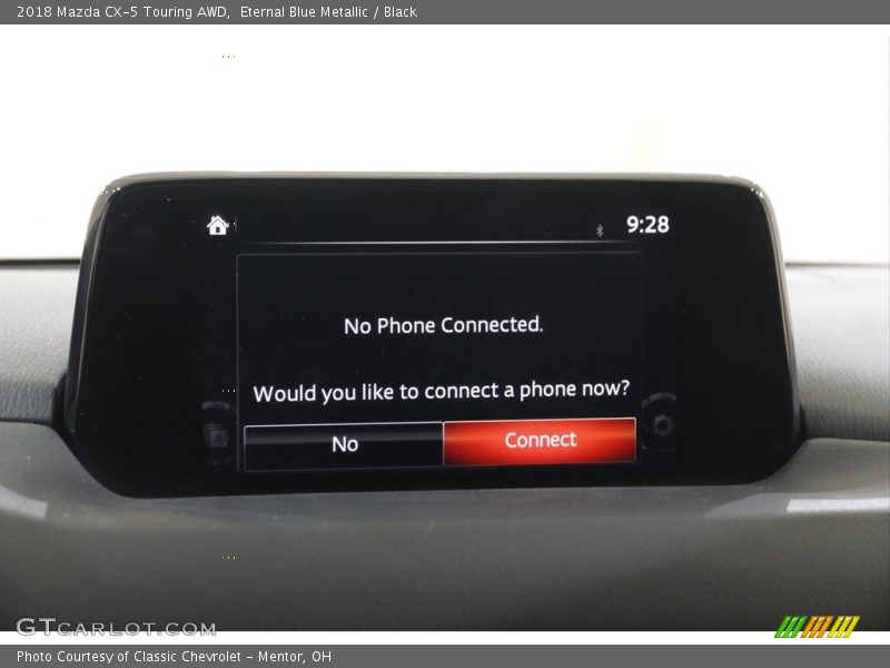 Eternal Blue Metallic / Black 2018 Mazda CX-5 Touring AWD
