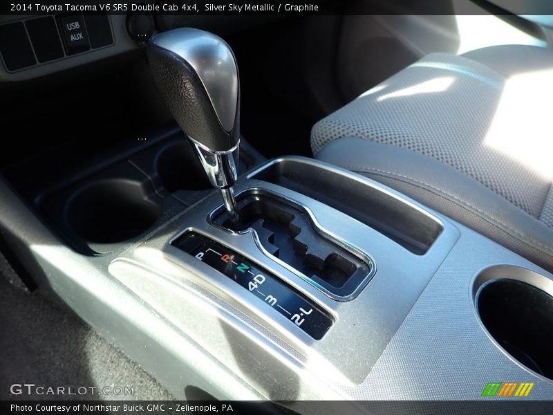 Silver Sky Metallic / Graphite 2014 Toyota Tacoma V6 SR5 Double Cab 4x4