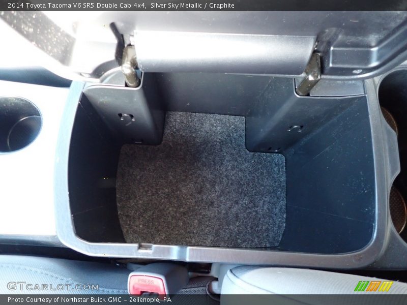 Silver Sky Metallic / Graphite 2014 Toyota Tacoma V6 SR5 Double Cab 4x4