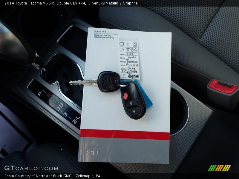 Silver Sky Metallic / Graphite 2014 Toyota Tacoma V6 SR5 Double Cab 4x4