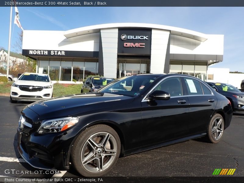Black / Black 2020 Mercedes-Benz C 300 4Matic Sedan
