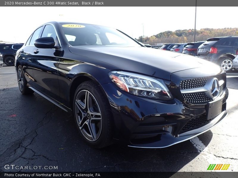 Black / Black 2020 Mercedes-Benz C 300 4Matic Sedan