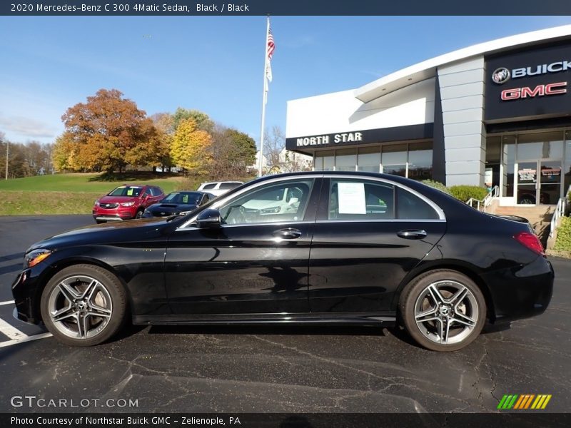 Black / Black 2020 Mercedes-Benz C 300 4Matic Sedan
