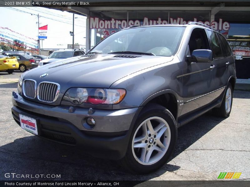 Steel Grey Metallic / Black 2003 BMW X5 4.4i