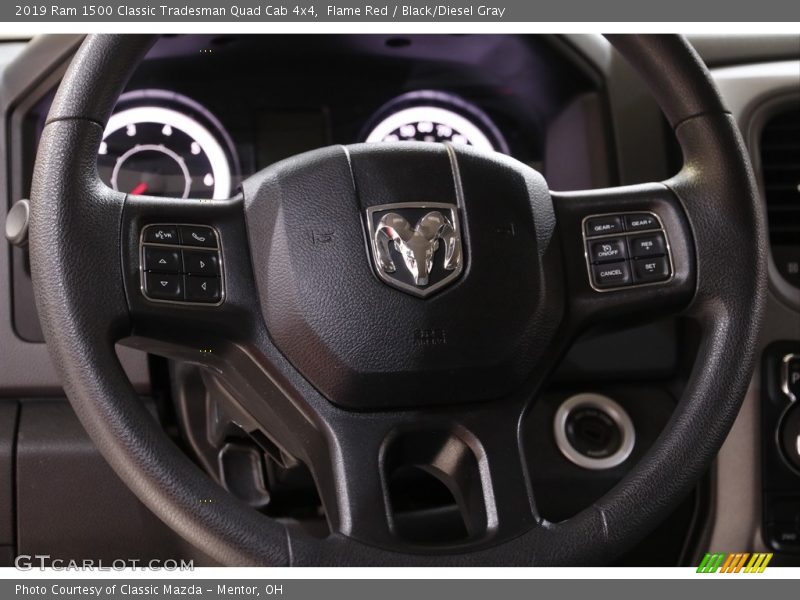 Flame Red / Black/Diesel Gray 2019 Ram 1500 Classic Tradesman Quad Cab 4x4