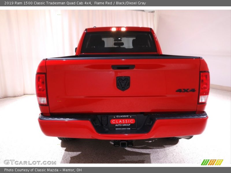 Flame Red / Black/Diesel Gray 2019 Ram 1500 Classic Tradesman Quad Cab 4x4