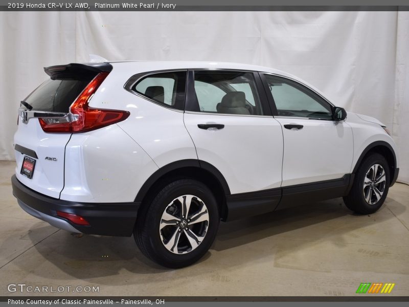 Platinum White Pearl / Ivory 2019 Honda CR-V LX AWD