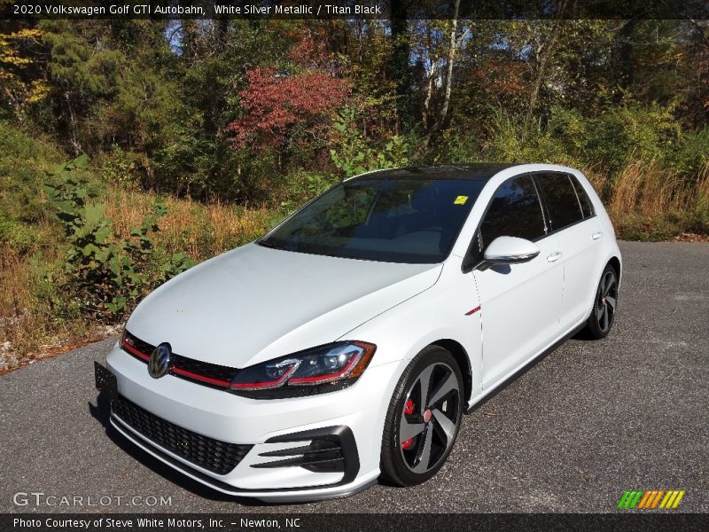 White Silver Metallic / Titan Black 2020 Volkswagen Golf GTI Autobahn