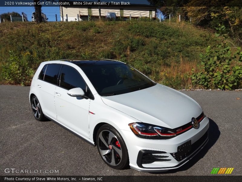 Front 3/4 View of 2020 Golf GTI Autobahn
