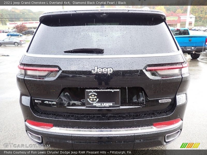 Diamond Black Crystal Pearl / Black 2021 Jeep Grand Cherokee L Overland 4x4