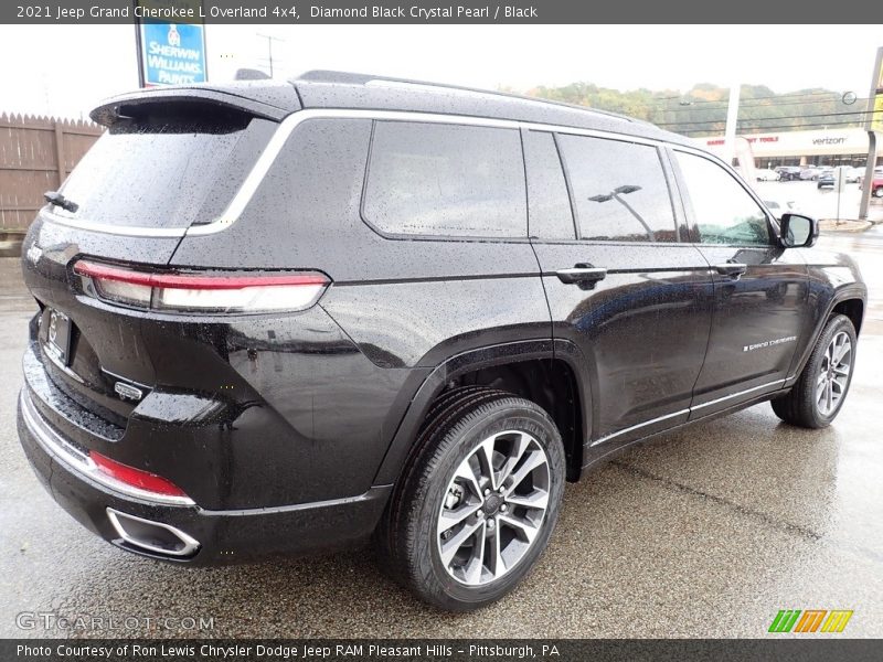 Diamond Black Crystal Pearl / Black 2021 Jeep Grand Cherokee L Overland 4x4