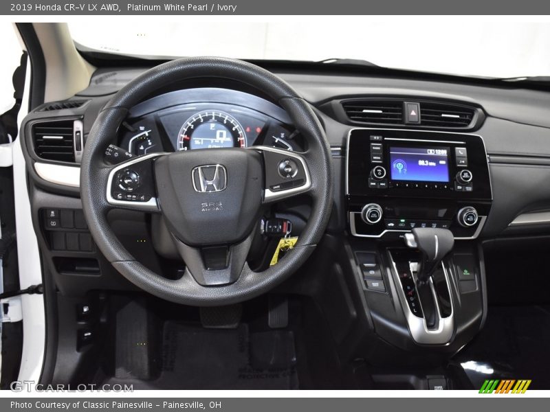 Platinum White Pearl / Ivory 2019 Honda CR-V LX AWD