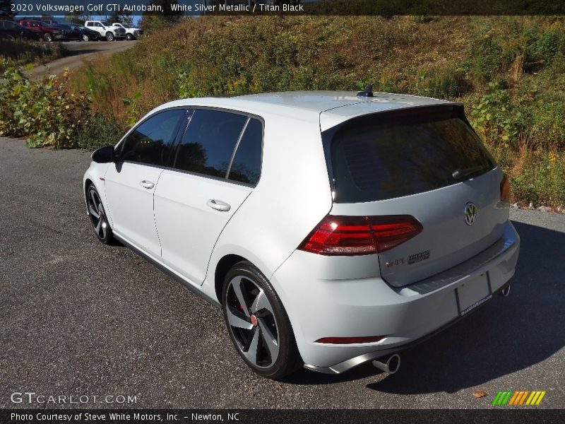 White Silver Metallic / Titan Black 2020 Volkswagen Golf GTI Autobahn