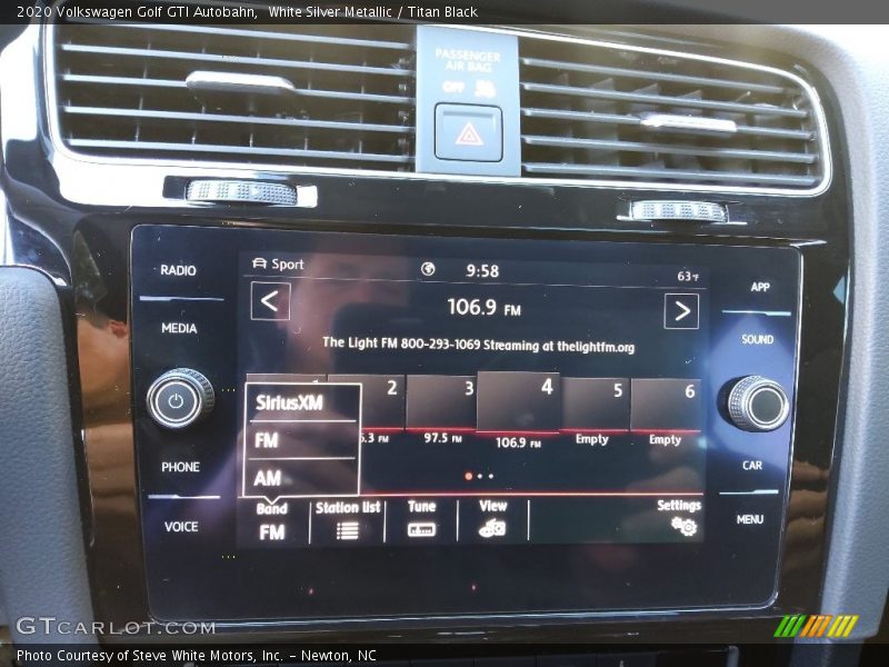 Audio System of 2020 Golf GTI Autobahn