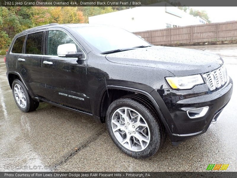 Diamond Black Crystal Pearl / Black 2021 Jeep Grand Cherokee Overland 4x4