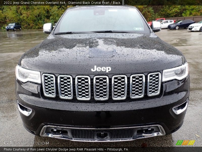Diamond Black Crystal Pearl / Black 2021 Jeep Grand Cherokee Overland 4x4