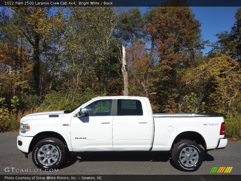Bright White / Black 2022 Ram 2500 Laramie Crew Cab 4x4