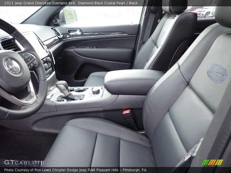 Front Seat of 2021 Grand Cherokee Overland 4x4