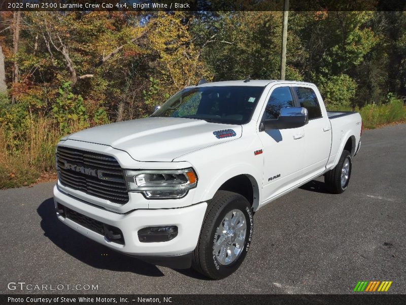 Bright White / Black 2022 Ram 2500 Laramie Crew Cab 4x4