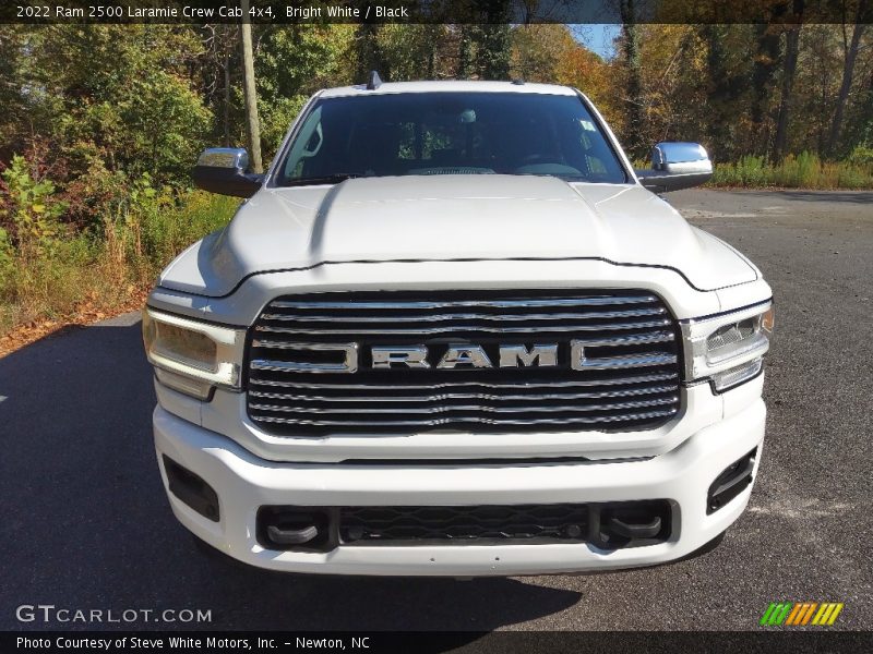 Bright White / Black 2022 Ram 2500 Laramie Crew Cab 4x4