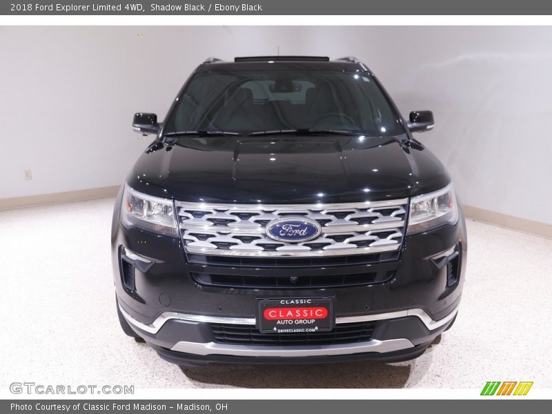 Shadow Black / Ebony Black 2018 Ford Explorer Limited 4WD