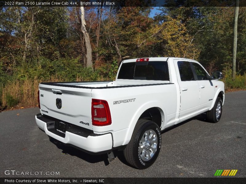 Bright White / Black 2022 Ram 2500 Laramie Crew Cab 4x4