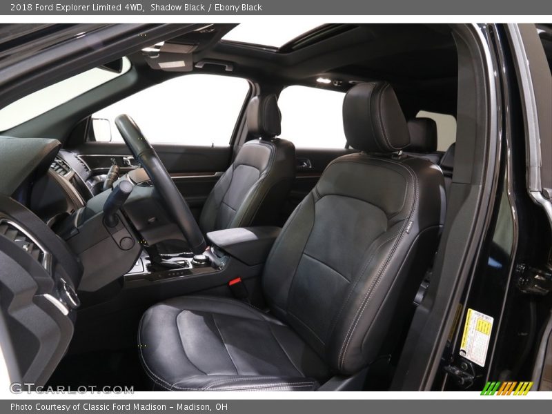 Shadow Black / Ebony Black 2018 Ford Explorer Limited 4WD