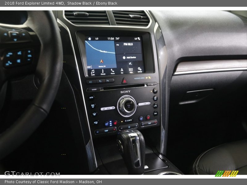 Shadow Black / Ebony Black 2018 Ford Explorer Limited 4WD