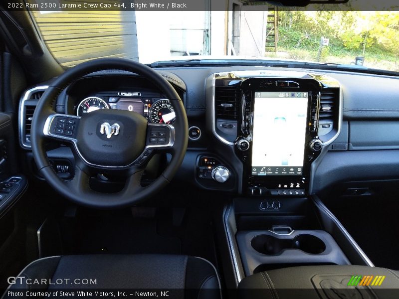 Bright White / Black 2022 Ram 2500 Laramie Crew Cab 4x4