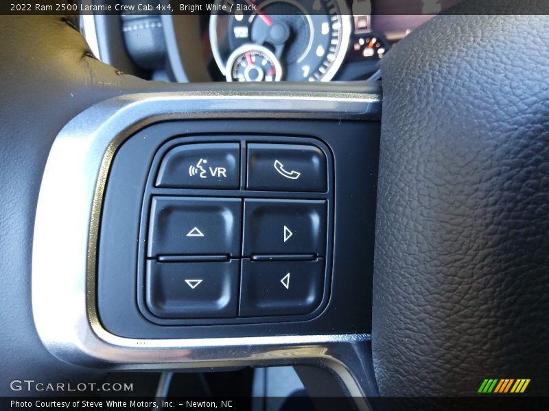 Bright White / Black 2022 Ram 2500 Laramie Crew Cab 4x4